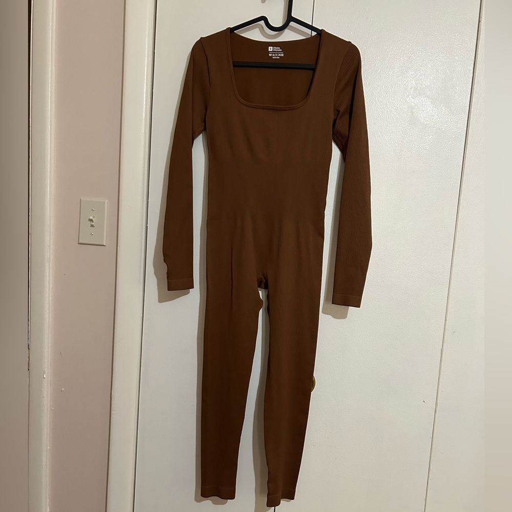 Brown jumpsuit